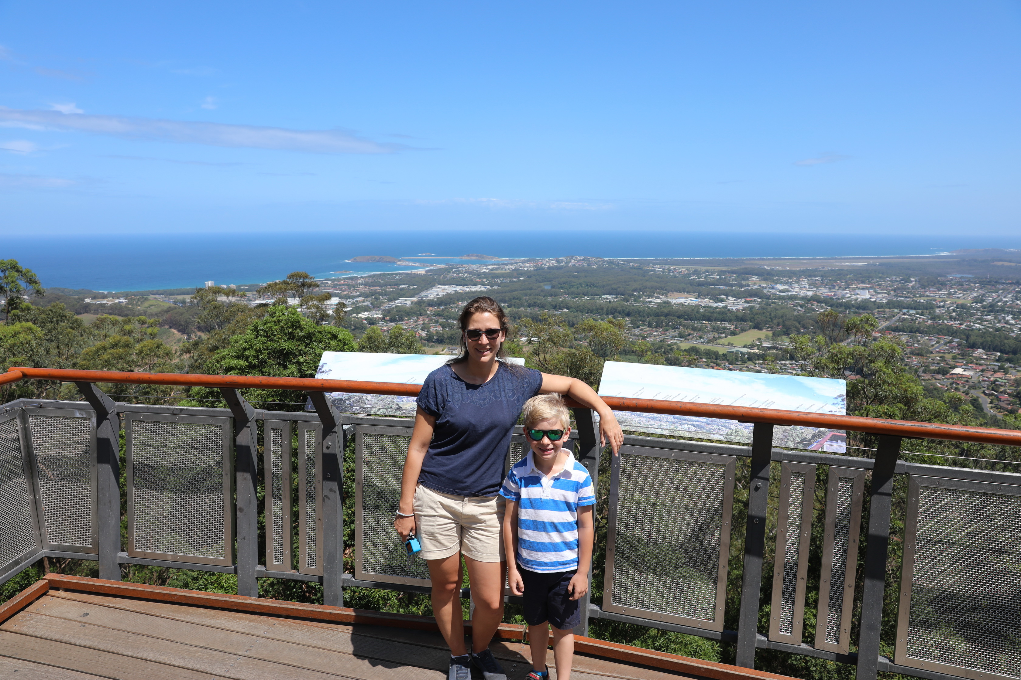 Forest Sky Pier Lookout auf Coffs Harbour